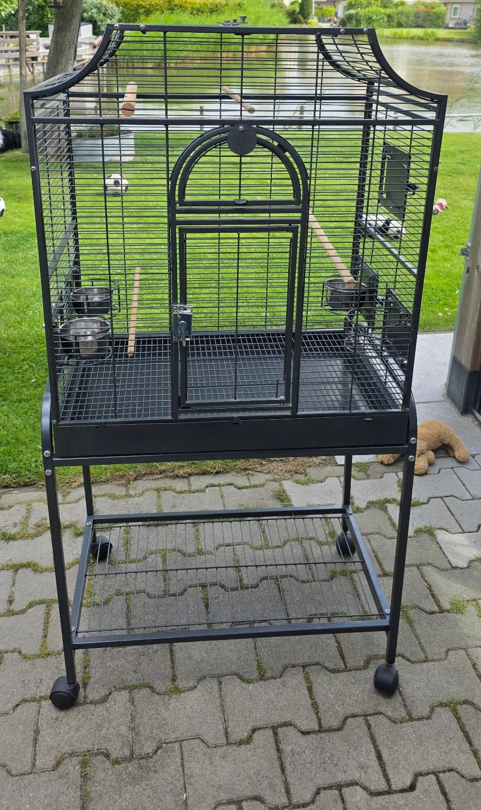 Vogelkooi van staal, Dieren en Toebehoren, Ophalen, Metaal, Vogelkooi