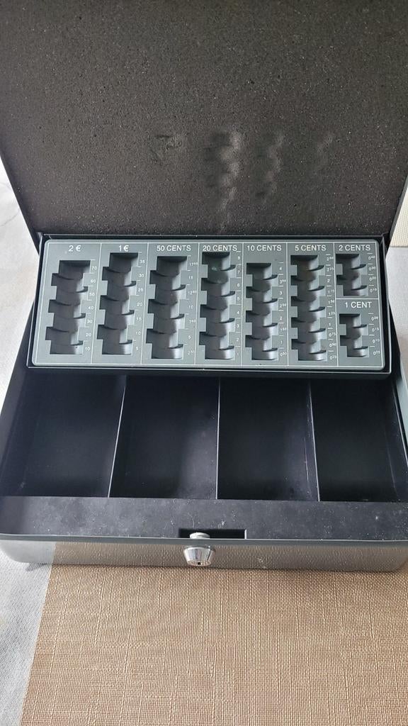 Geldkisten (geen sleutel), Ophalen of Verzenden, Gebruikt, Grijs, Hardcase