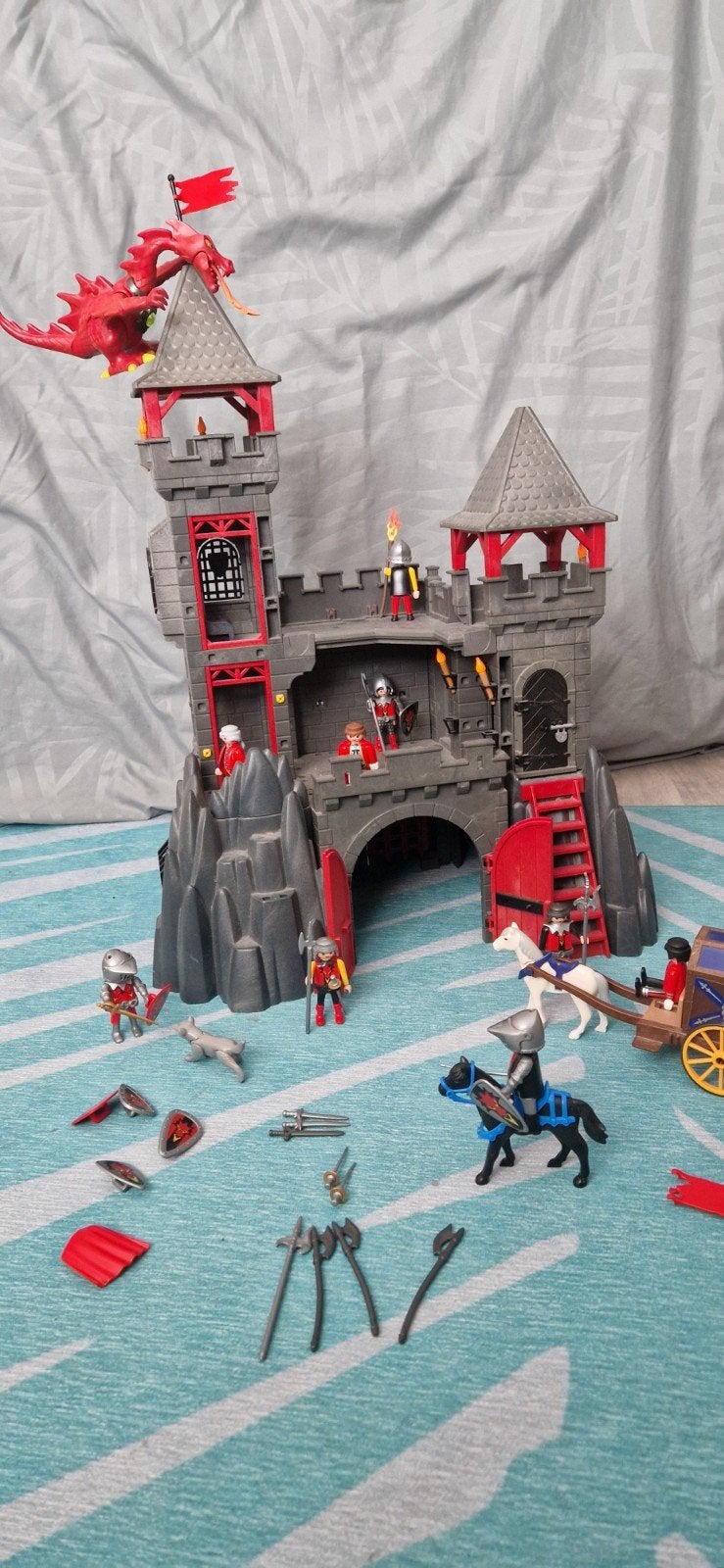 Playmobil Drakenburcht met ridders en accessoires, Ophalen