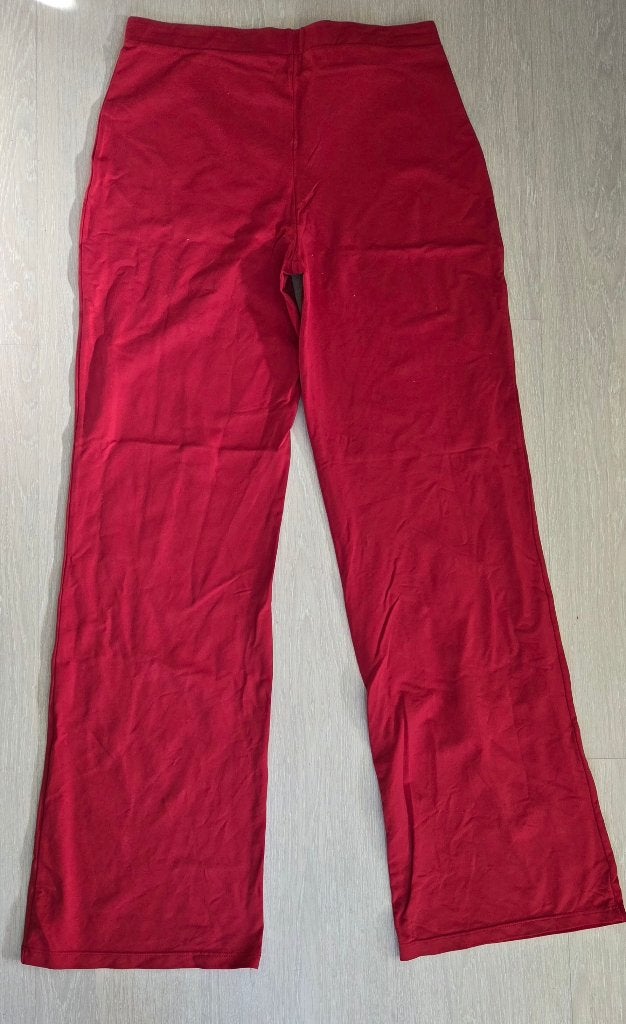 Dames stevige stretch broek, maat 44, rood., Maat 42/44 (L), Ophalen of Verzenden, Lang, Gedragen