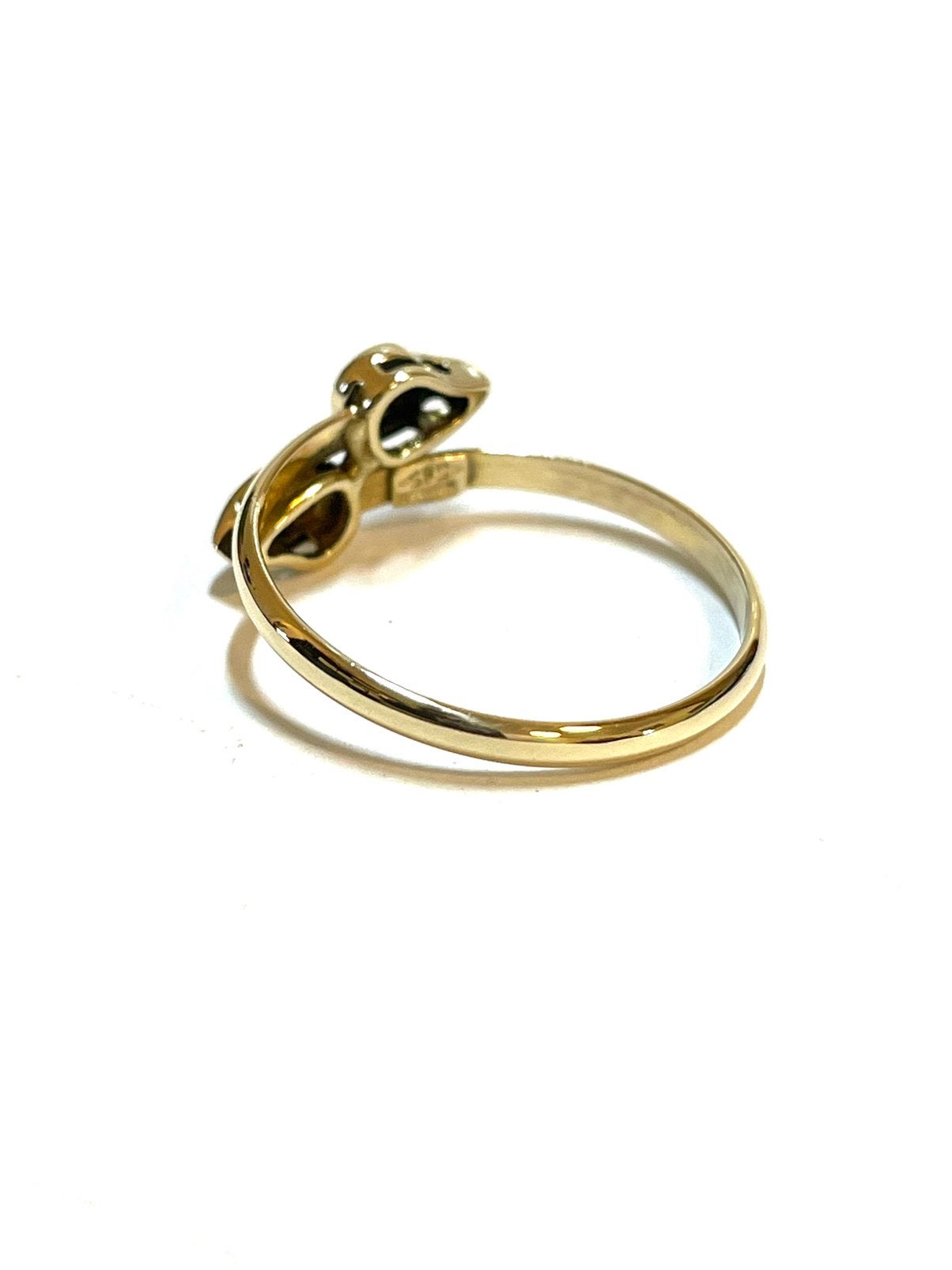 14k gouden ring met zirkonia, 18 tot 19, -, -, Ophalen of Verzenden