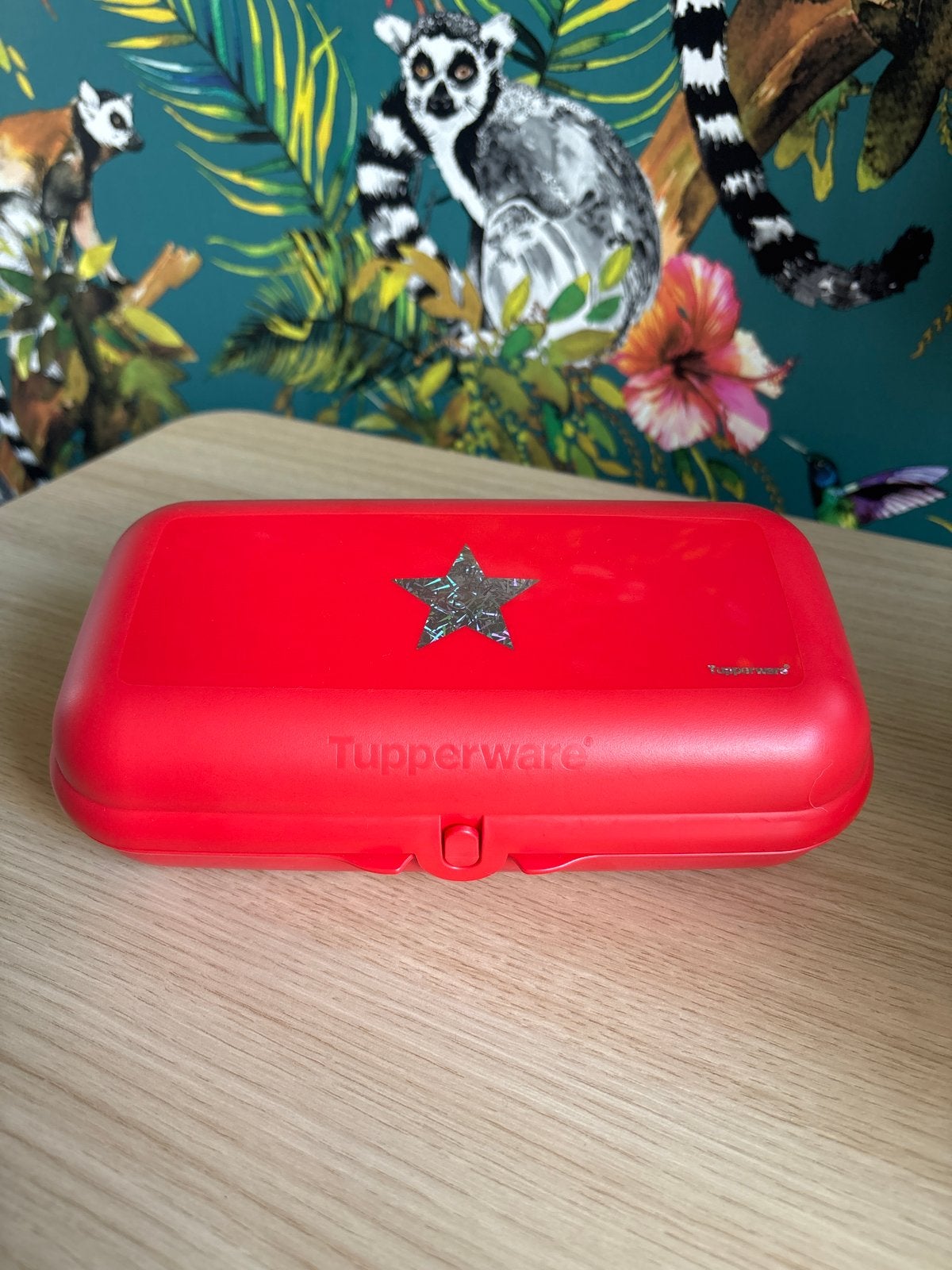 Tupperware Smart Clip groot - Rood met Ster, Huis en Inrichting, Keuken | Tupperware, Bewaardoos, Nieuw, Ophalen of Verzenden