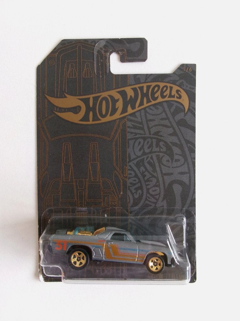 Custom '71 El Camino metallic grijs Hot Wheels (NIEUW), Ophalen of Verzenden, Nieuw, Auto