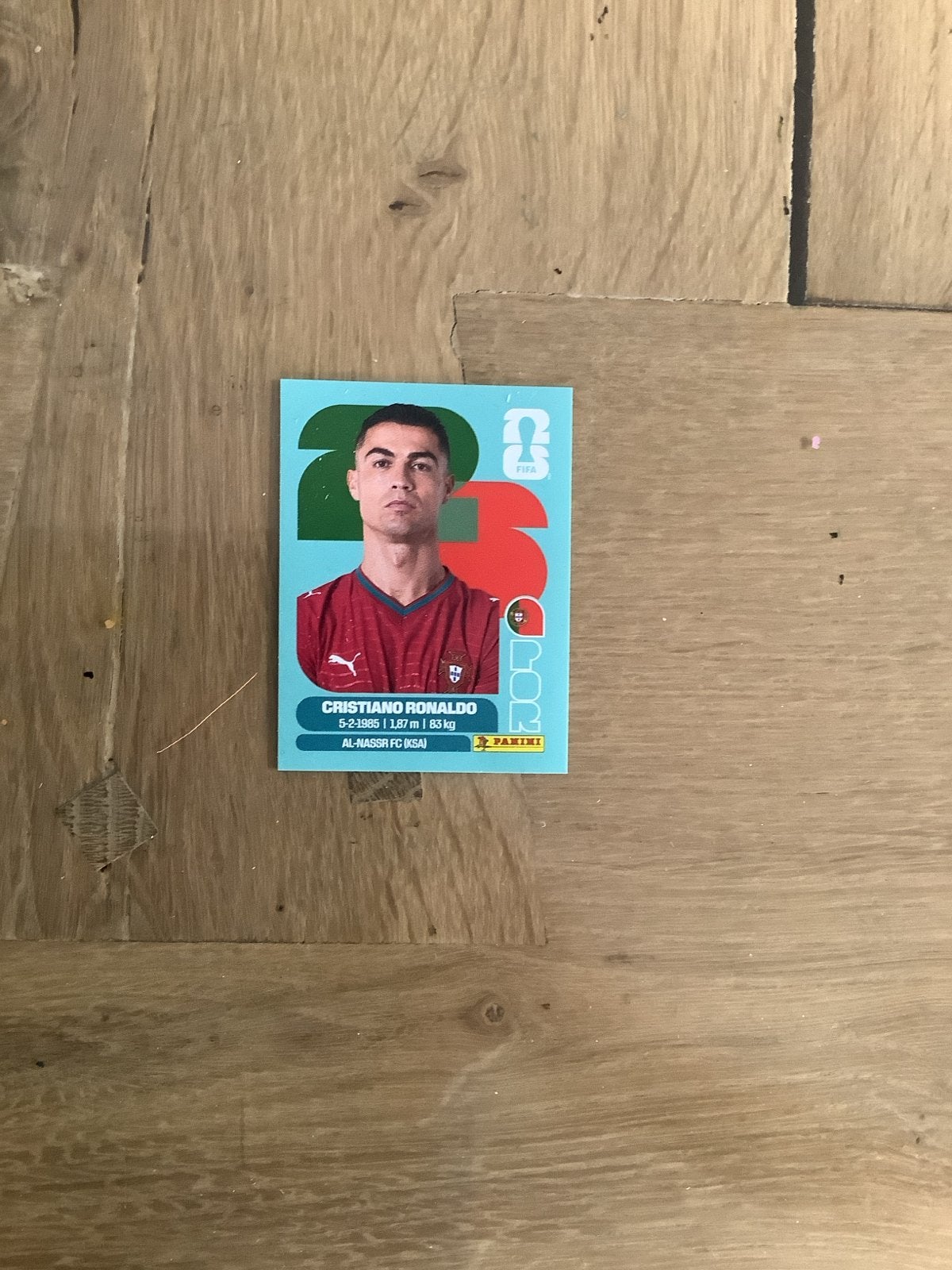Panini WK 2026 Sticker Cristiano Ronaldo, Verzamelen, Stickers, Ophalen of Verzenden, Nieuw, Sport