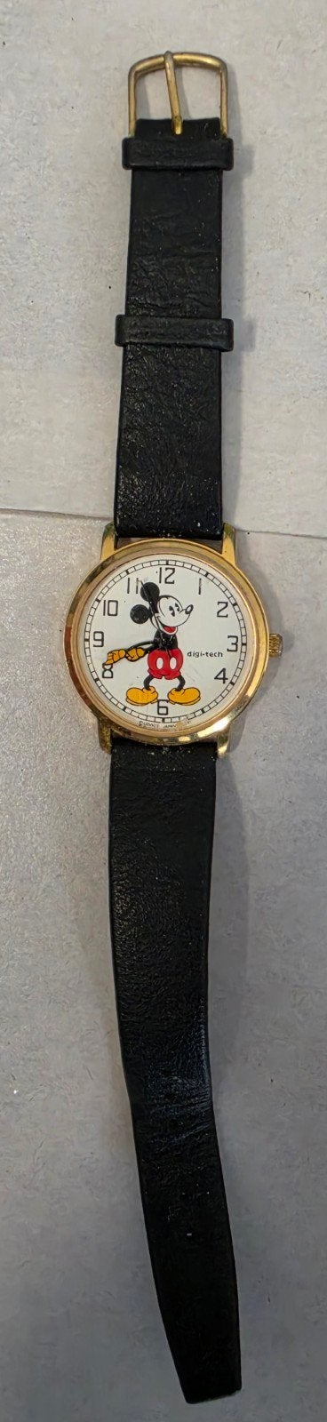 Vintage Disney Mickey Mouse Horloge - Digi-Tech Collectie, Sieraden, Tassen en Uiterlijk, Horloges | Dames, Ophalen of Verzenden