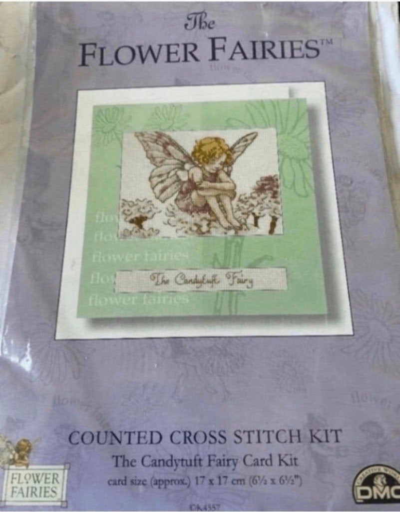 BORDUURPAKKET FLOWER FAIRIES THE CANDYTUFT FAIRY, Hobby en Vrije tijd, Ophalen of Verzenden, Nieuw, Handborduren, Borduurpakket