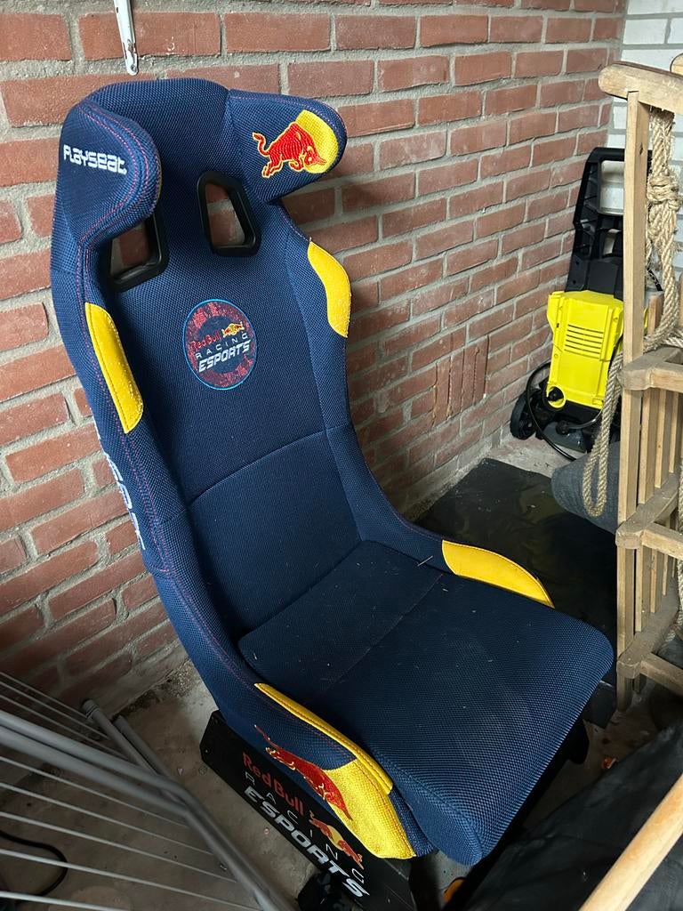 Playseat Red Bull Racing Esports stoel, Huis en Inrichting, Stoelen, Ophalen, Gebruikt, Blauw, Eén