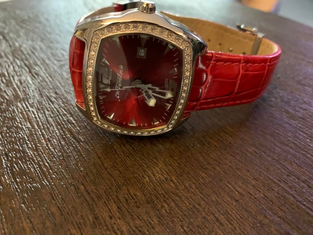 Horloge nieuw, Sieraden, Tassen en Uiterlijk, Horloges | Dames, Overige merken, Leer, Staal, Polshorloge