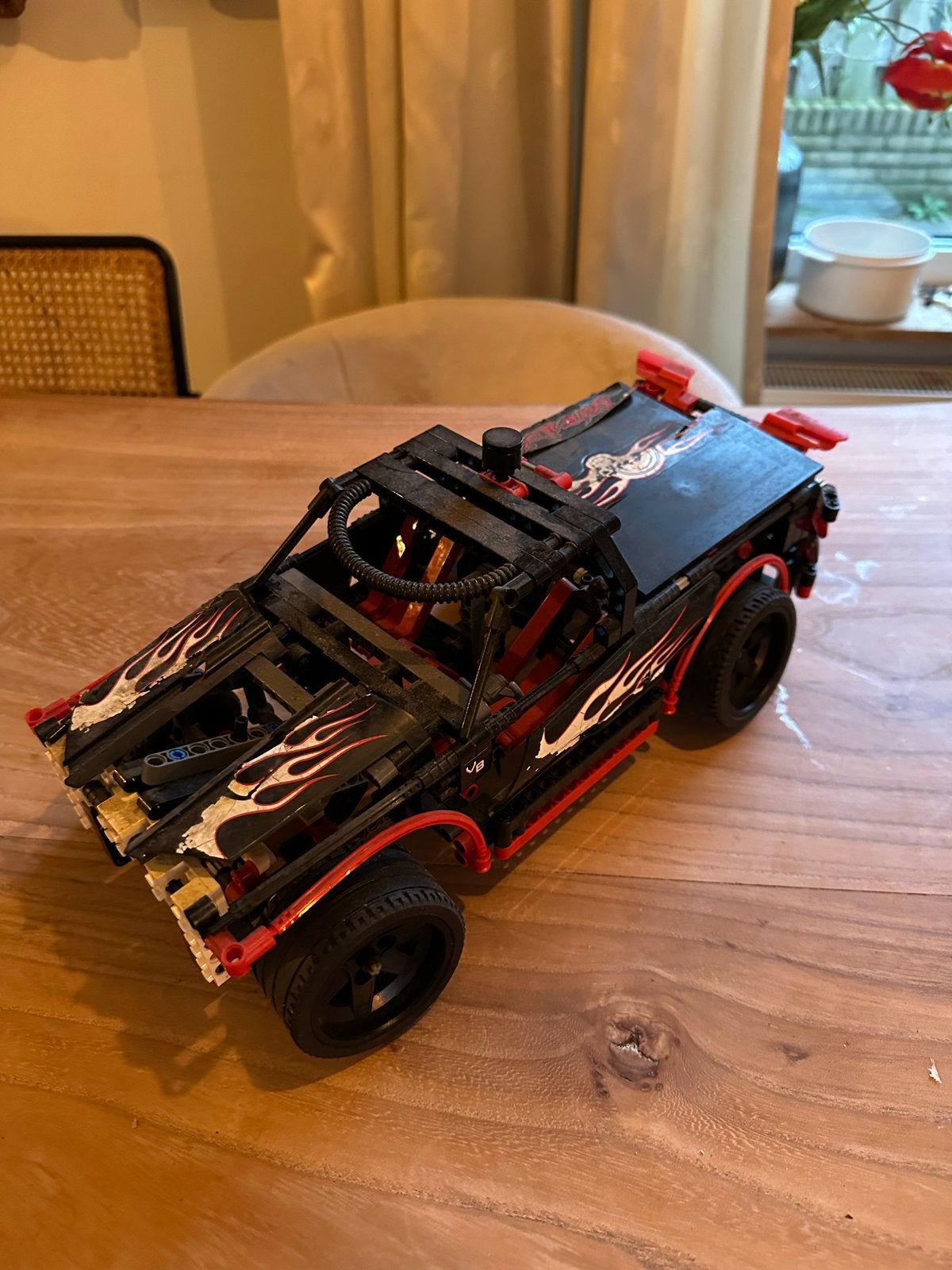in nette staat Lego racers 8682 nitro intimidator schaa 1:10, Ophalen of Verzenden, Gebruikt, Overige merken