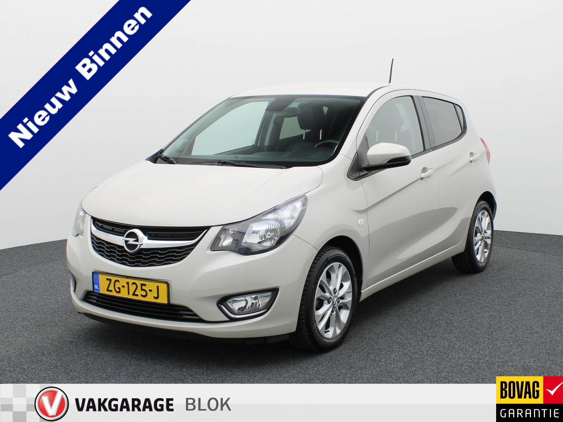 Opel KARL 1.0 ecoFLEX Innovation | Stoelverw. | Apple Carpla, Gebruikt, Leder en Stof, Bedrijf, Handgeschakeld