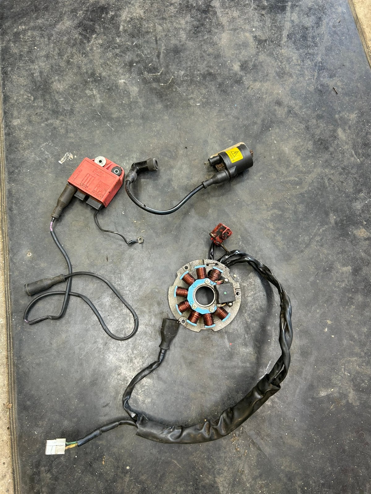 Ontsteking set piaggio 125 lc, Ophalen