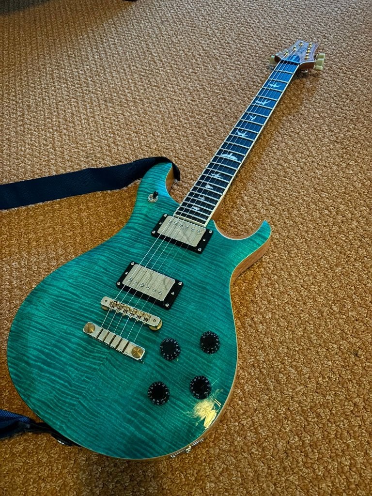 PRS SE McCarty 594 Turqoise - Mint, Als Nieuw! Low Price, Muziek en Instrumenten, Snaarinstrumenten | Gitaren | Elektrisch, Ophalen of Verzenden