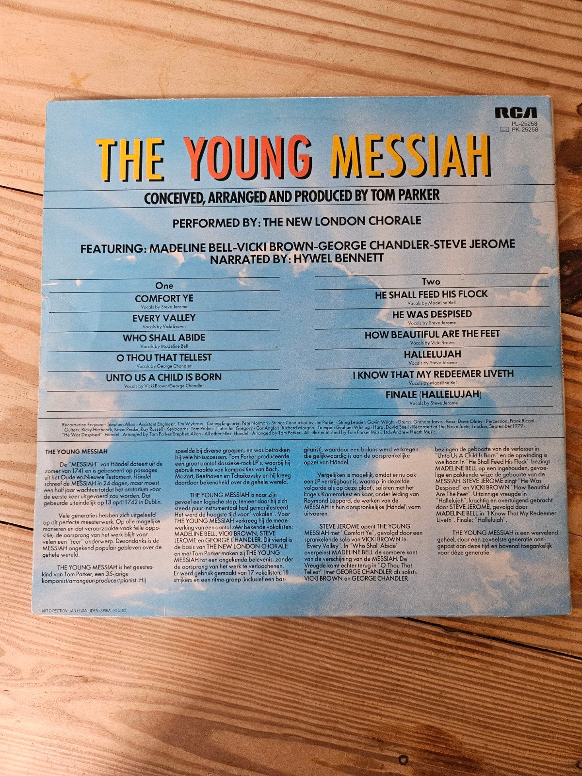 The Young Messiah - Tom Parker - RCA - Pop/Rock LP, Ophalen of Verzenden, Gebruikt, Pop