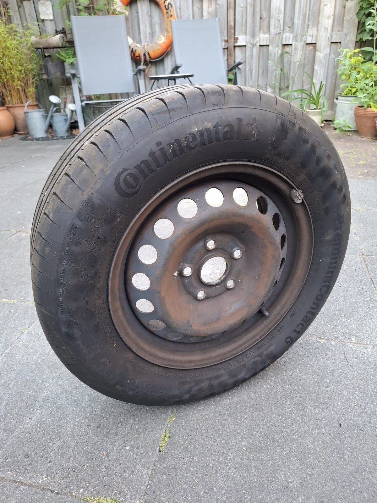 Reservewiel Volkswagen / Seat Altea, Ophalen