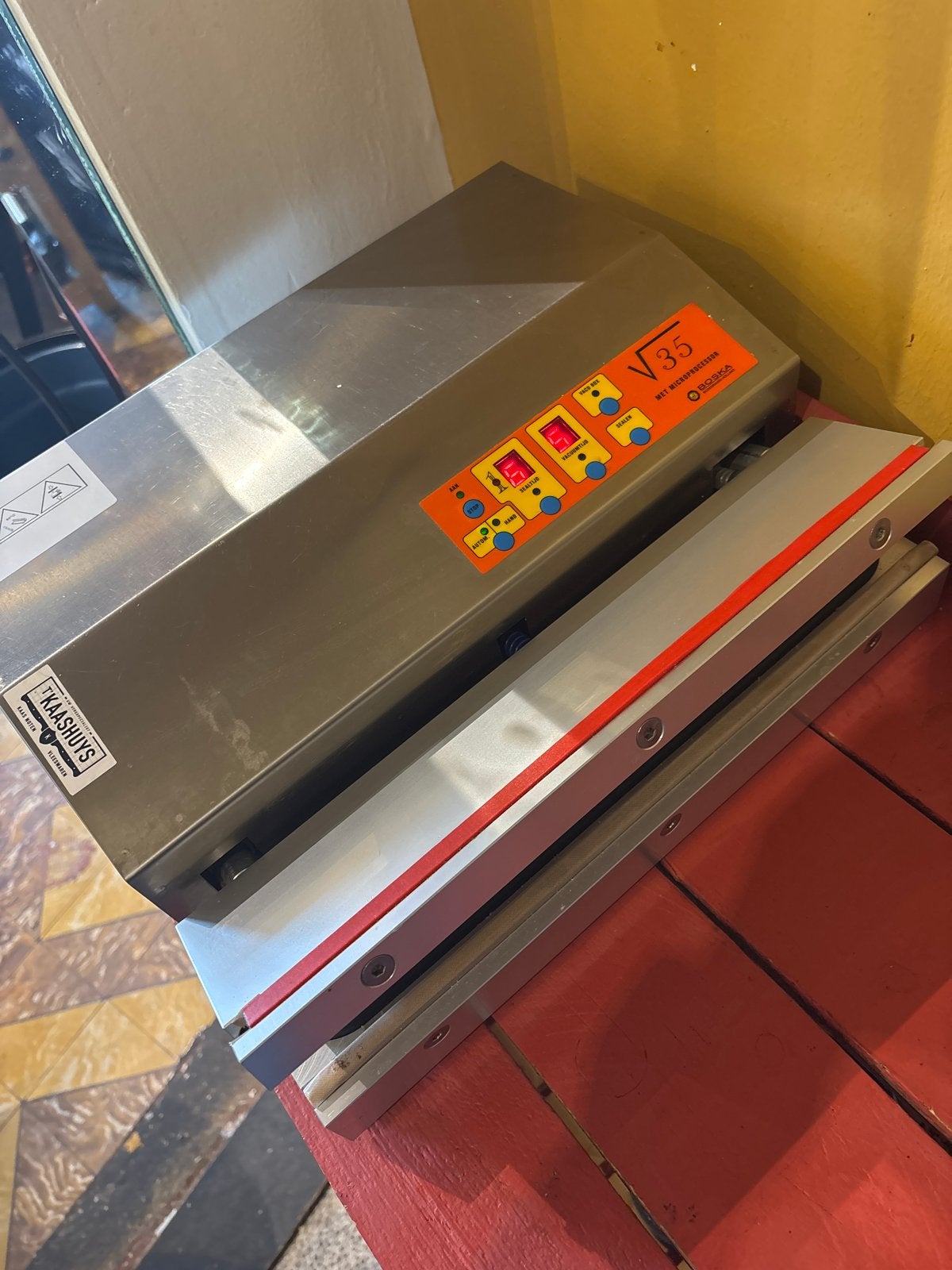Boska V35 Vacumeermachine - Perfecte staat, wegens bedrijfss, Huis en Inrichting, Ophalen of Verzenden, Gebruikt