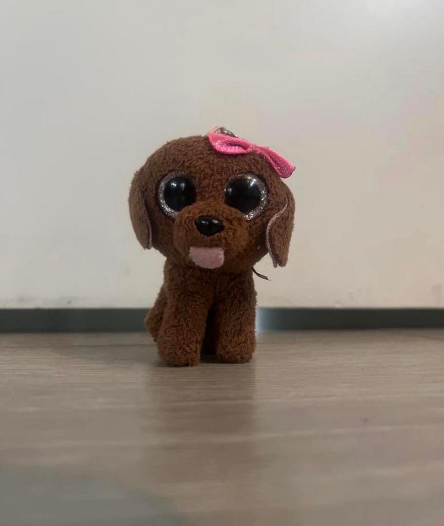 Ty Beanie Boo Hond Sleutelhanger, Klein (minder dan 20 cm), Bruin, Ty, Hond