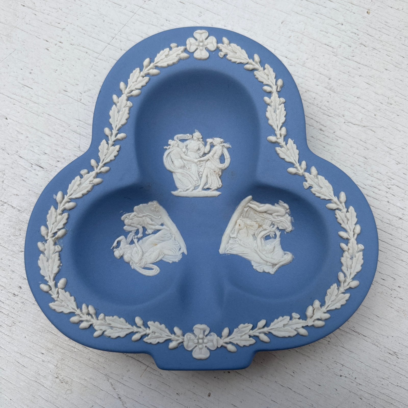 Wedgewood Jasperware blue basalt 1955, Ophalen of Verzenden, Zo goed als nieuw, Porselein