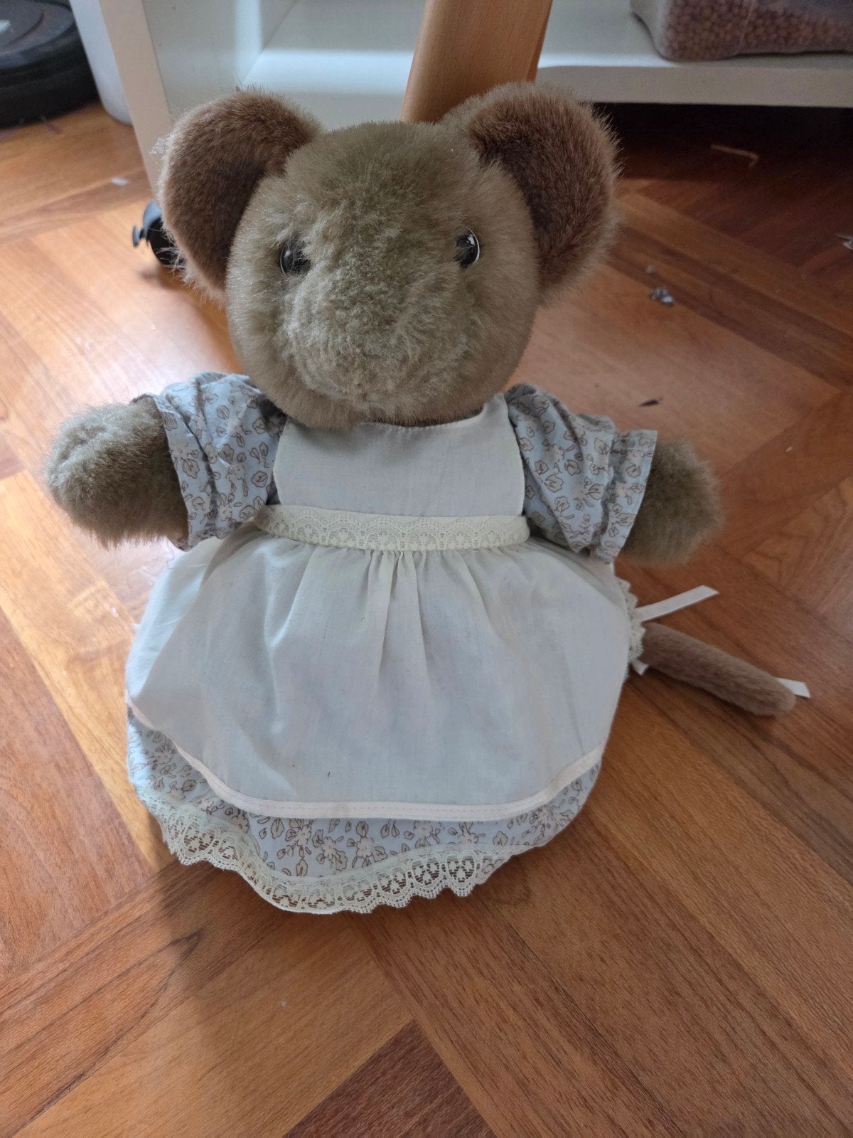 Vera de muis knuffel met jurkje, Verzamelen, Ophalen of Verzenden, Zo goed als nieuw, Stoffen beer, Overige merken