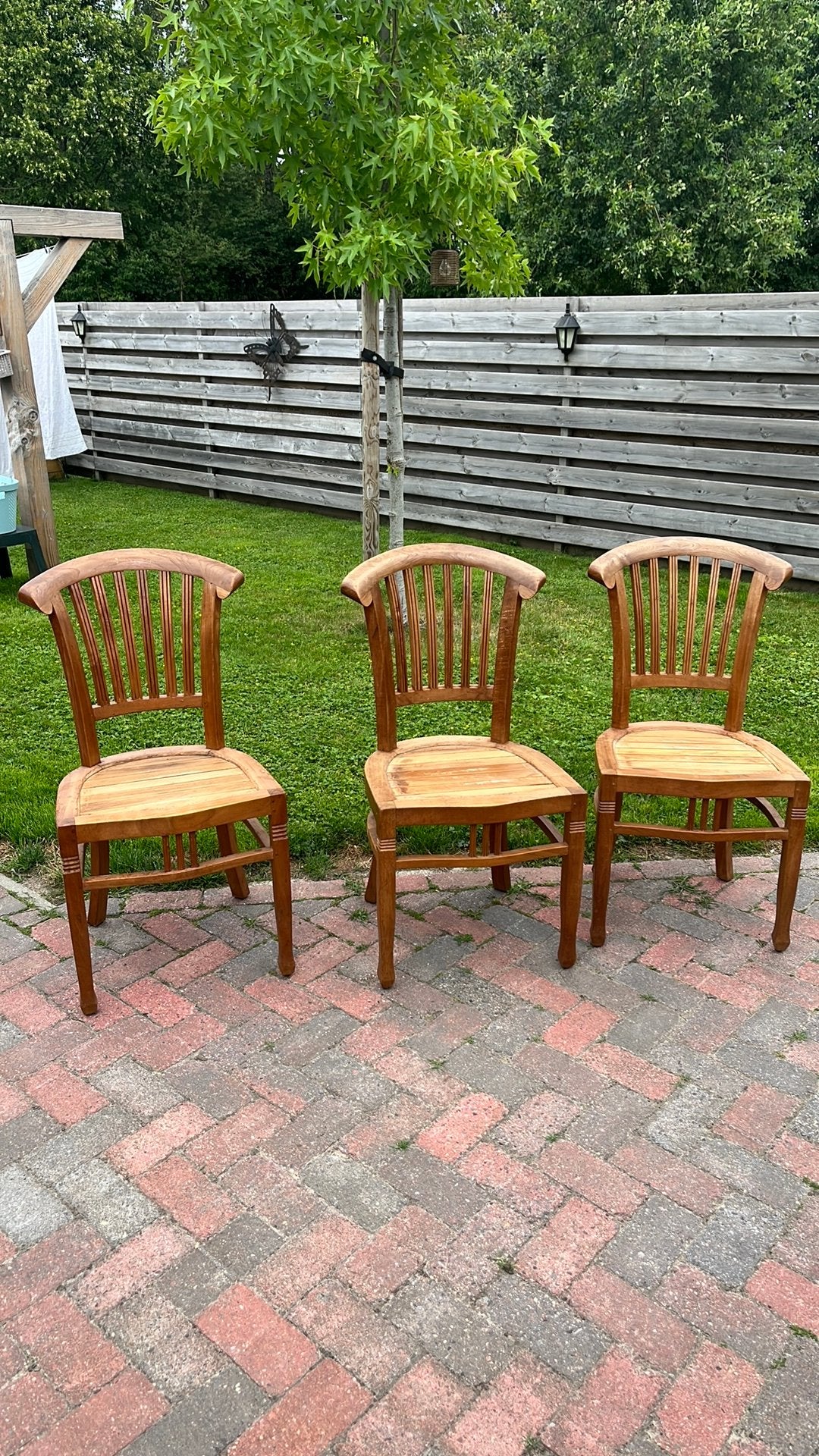 Teak houten stoelen, Antiek en Kunst, Ophalen