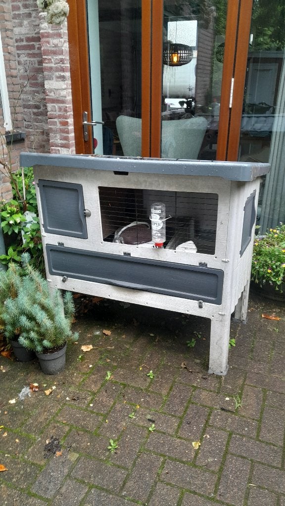 Konijnenhok, kunststof, Dieren en Toebehoren, Ophalen, Gebruikt, 90 cm of meer, Konijn