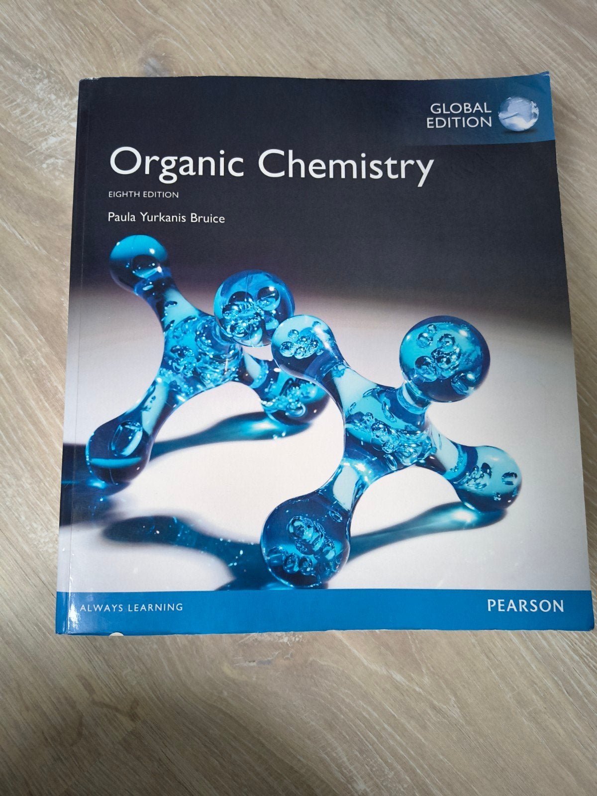 Organic Chemistry (+solutions manual) Global Edition (8th), Gelezen, Paula Yurkanis Bruice, Ophalen of Verzenden, WO