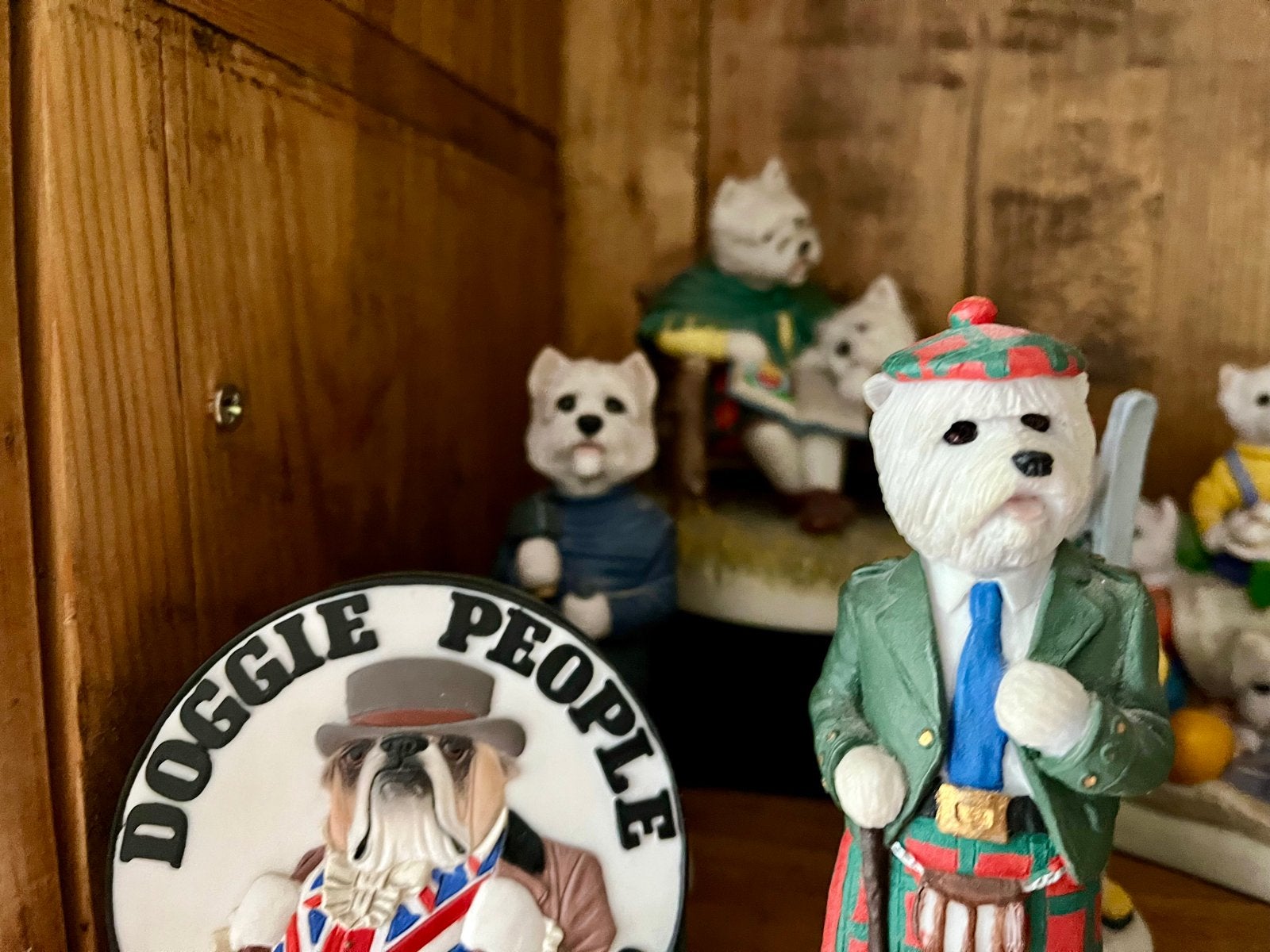 Verzameling Robert Harrop Designs Doggie People Beeldjes, Ophalen of Verzenden, Gebruikt, Dier