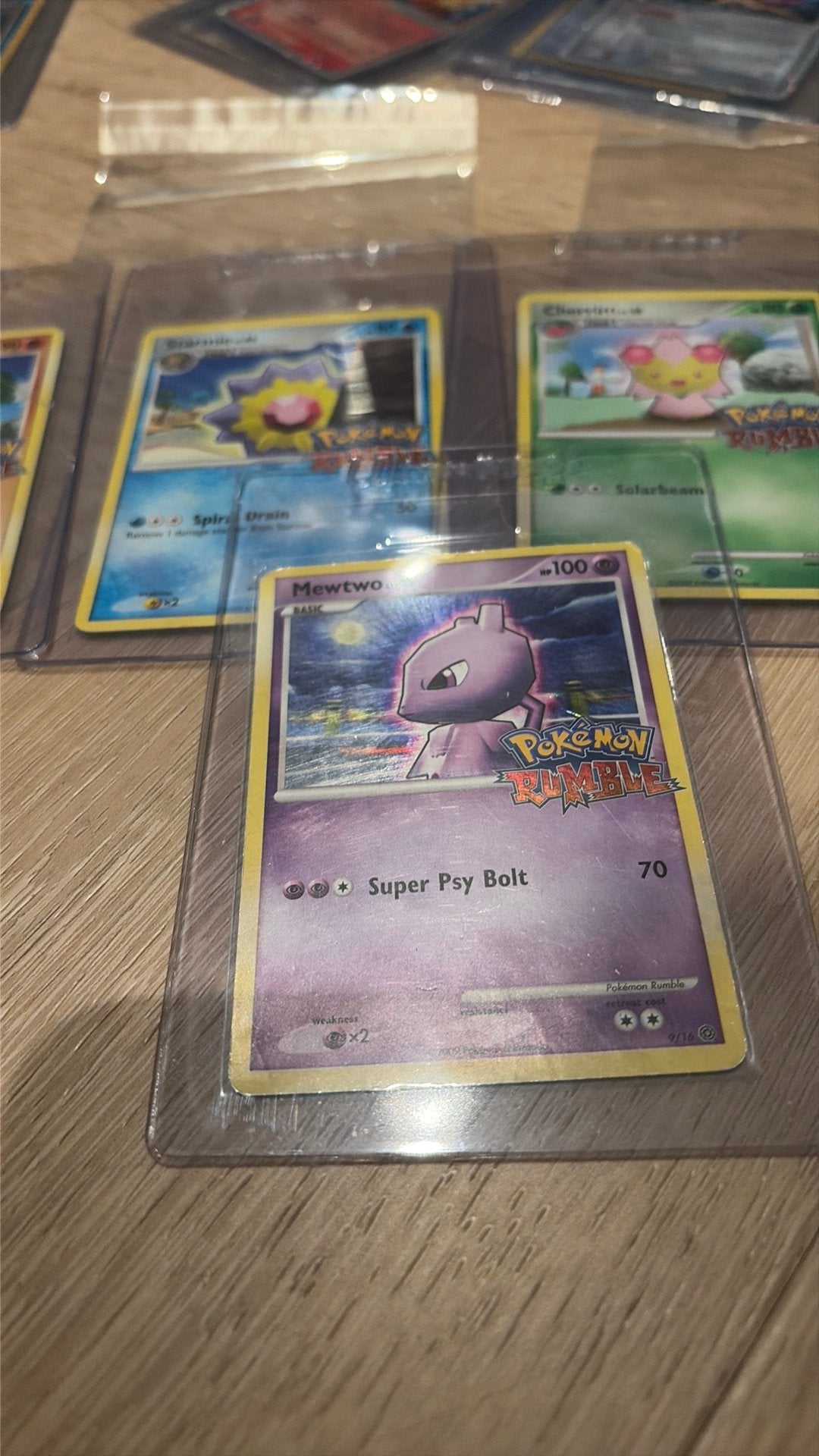 Pokemon oude kaarten rumble holo, Ophalen of Verzenden, Zo goed als nieuw, Meerdere kaarten