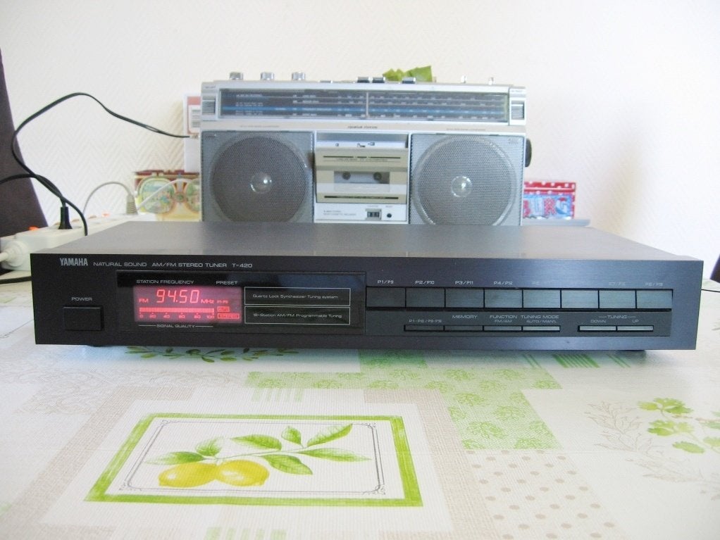 Yamaha T-420 tuner serviced, Ophalen of Verzenden, Gebruikt