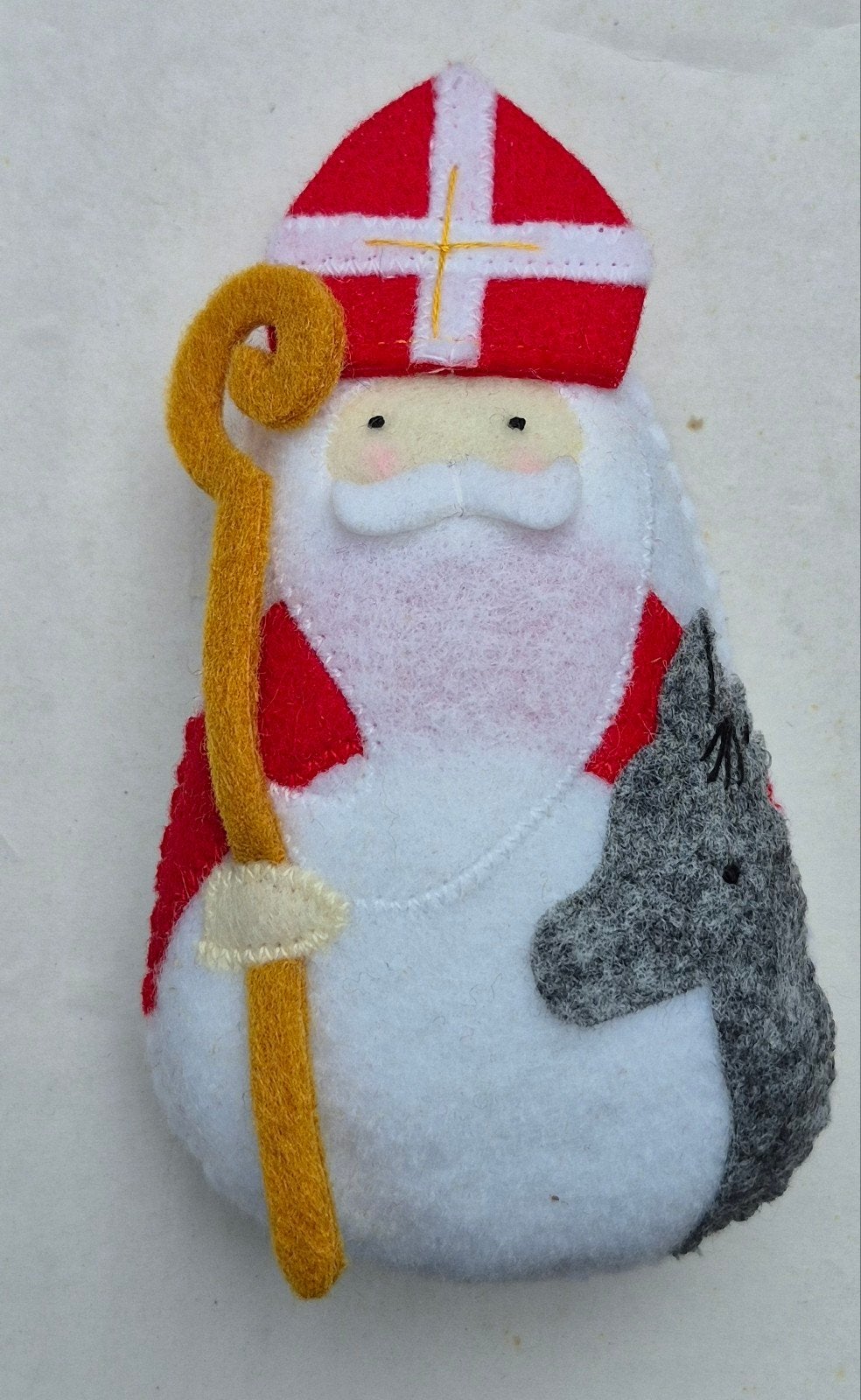 Sinterklaas Sint Nicolaas vilt poppetje, Ophalen of Verzenden