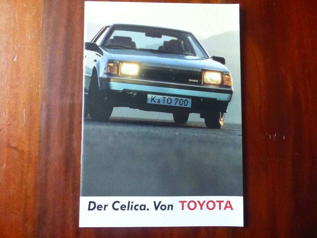 Toyota Celica 1984 brochure    Duits, Verzenden, Zo goed als nieuw, Toyota