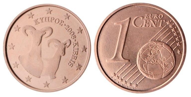 50x 1 cent cyprus 2008, Postzegels en Munten, Munten | Europa | Euromunten, Ophalen of Verzenden, Cyprus, 50 cent, Setje