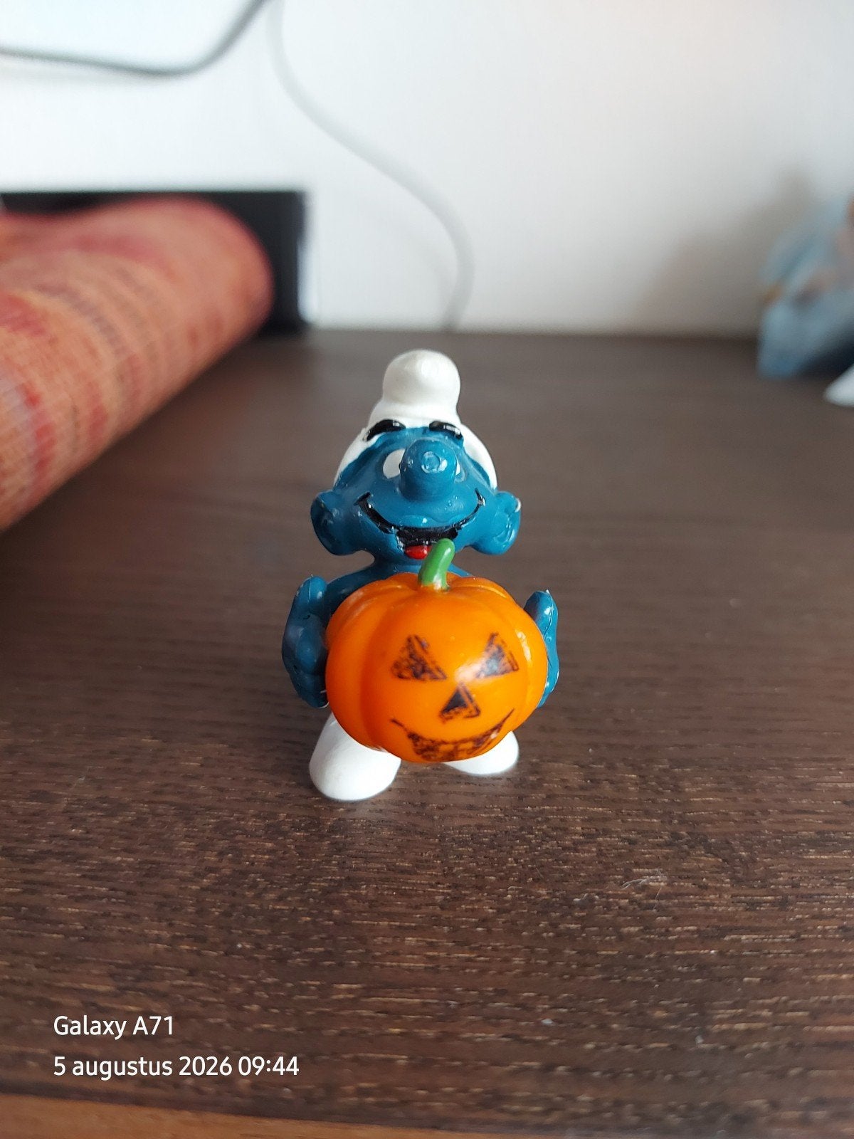 smurfen smurf pompoen met gezicht, Verzenden, Gebruikt, Verschillende Smurfen