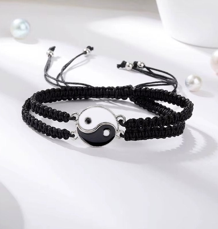Ying Yang Armbanden Set, Verzenden, Nieuw, Overige kleuren, Overige materialen