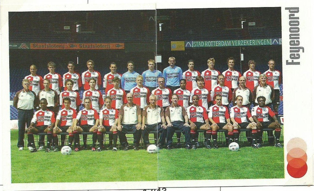 2003 plaatjes Panini Voetbal 04 Feyenoord 13x, Ophalen of Verzenden, Zo goed als nieuw, Feyenoord, Poster, Plaatje of Sticker