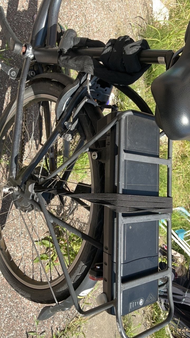 Elektrische fiets, Fietsen en Brommers, Fietsaccessoires | Buggydragers, Ophalen, Gebruikt