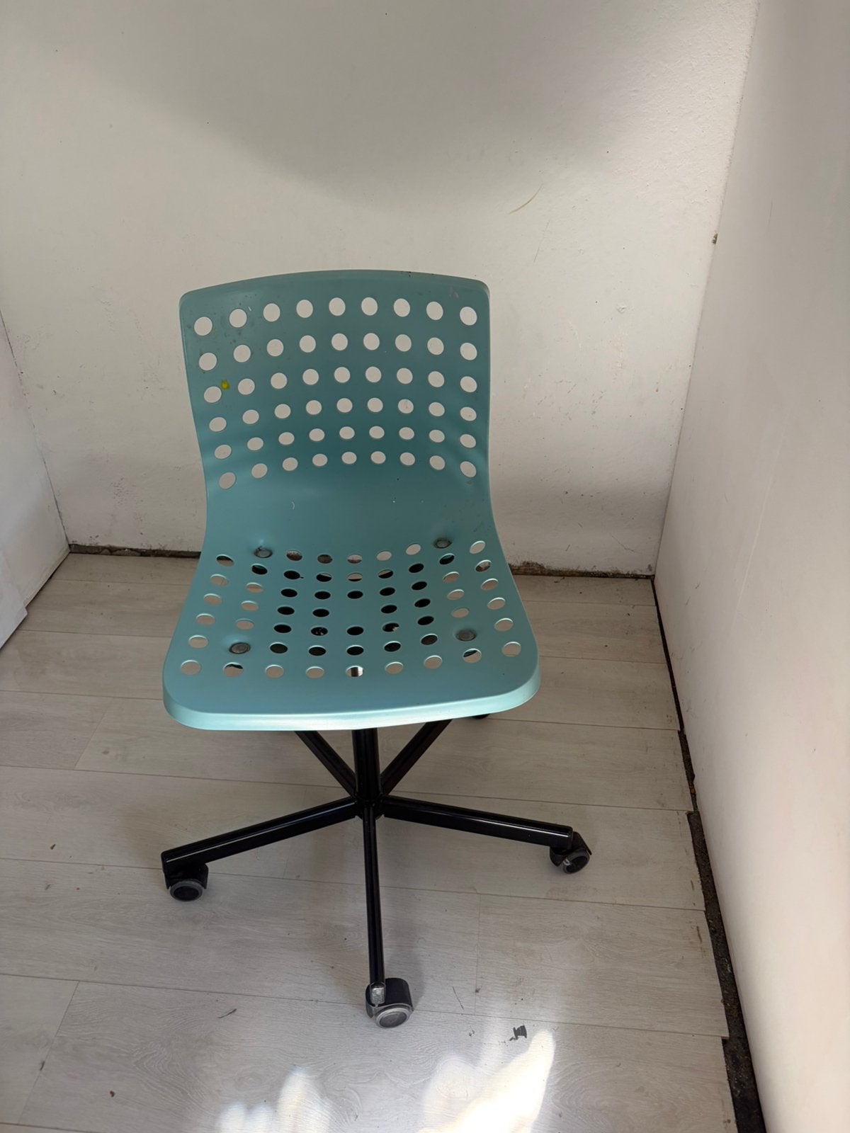 Bureaustoel, Ophalen, Gebruikt, Blauw, Bureaustoel