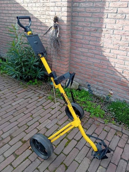 TurfMaster Eco Golftrolley om uw golftas te vervoeren golfen, Sport en Fitness, Ophalen, Gebruikt, Golfkar, Overige merken