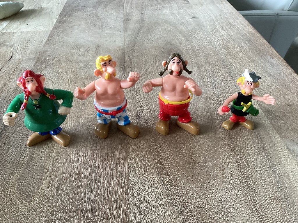 Asterix en Obelix figuren. Toycloud 1980., Ophalen of Verzenden, Asterix en Obelix, Zo goed als nieuw, Beeldje of Figuurtje