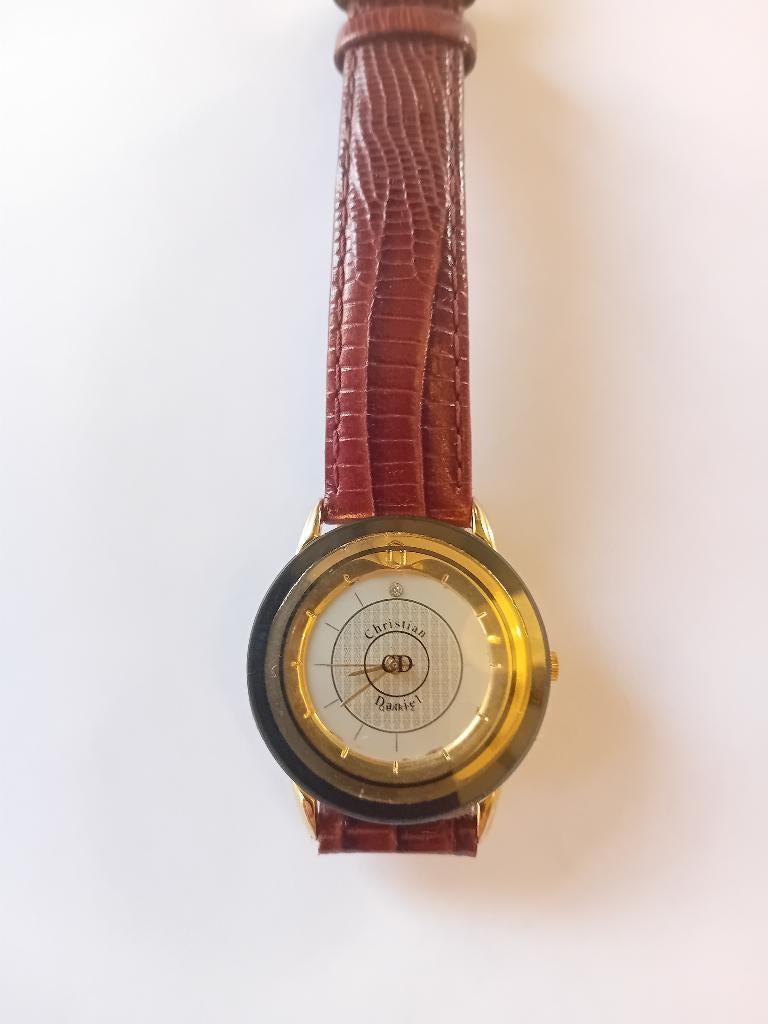 horloge 22k goldplated, Sieraden, Tassen en Uiterlijk, Overige merken, Polshorloge, Ophalen of Verzenden, Zo goed als nieuw