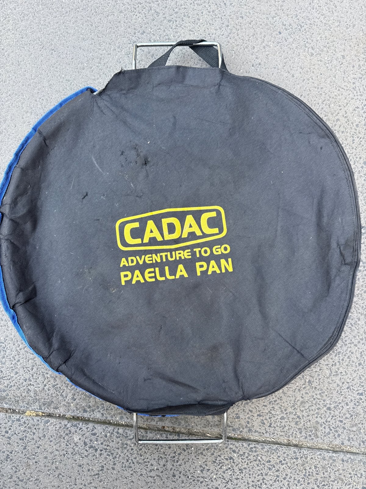 Cadac Skottelbraai accessoires: Paellapan en Grillrooster, Caravans en Kamperen, Ophalen, Gebruikt