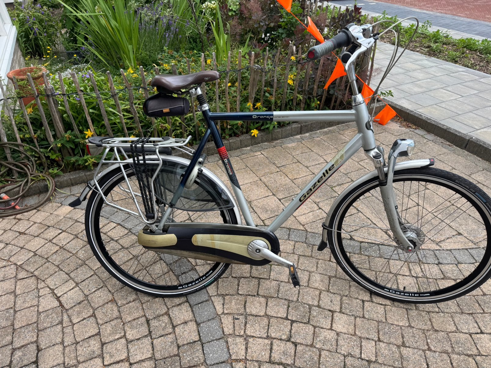 Te koop Gazelle Orange Limited Edition 28 inch groot frame, Ophalen, Versnellingen, Zo goed als nieuw, 65 cm of meer