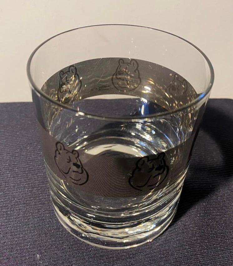 Groot glas van Ollie B. Bommel. Hoogte 9 cm., Ophalen of Verzenden, Zo goed als nieuw, Overige typen