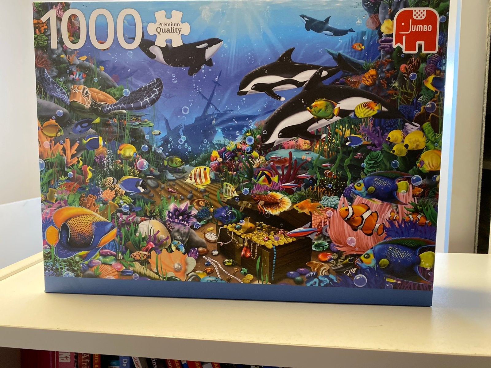 Jumbo Legpuzzel 'Jewels of the Deep' 1000 stukjes, Ophalen, 500 t/m 1500 stukjes, Zo goed als nieuw, Legpuzzel