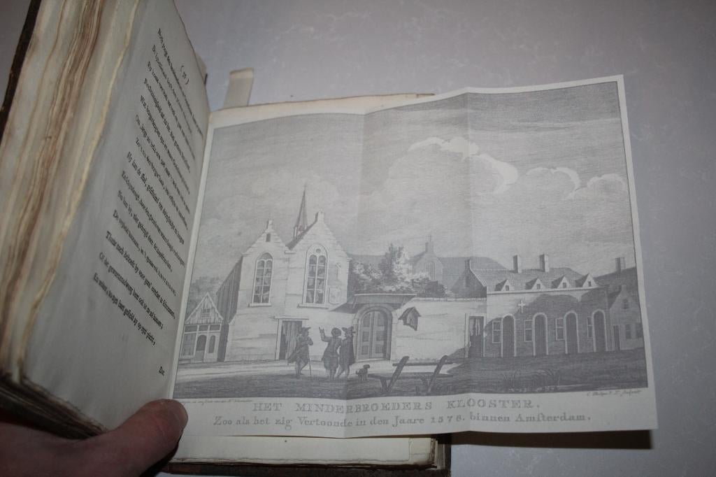 Amsterdam Hervormd door B. Ruloffs (handtek Hendrik Tollens), Antiek en Kunst, Ophalen of Verzenden