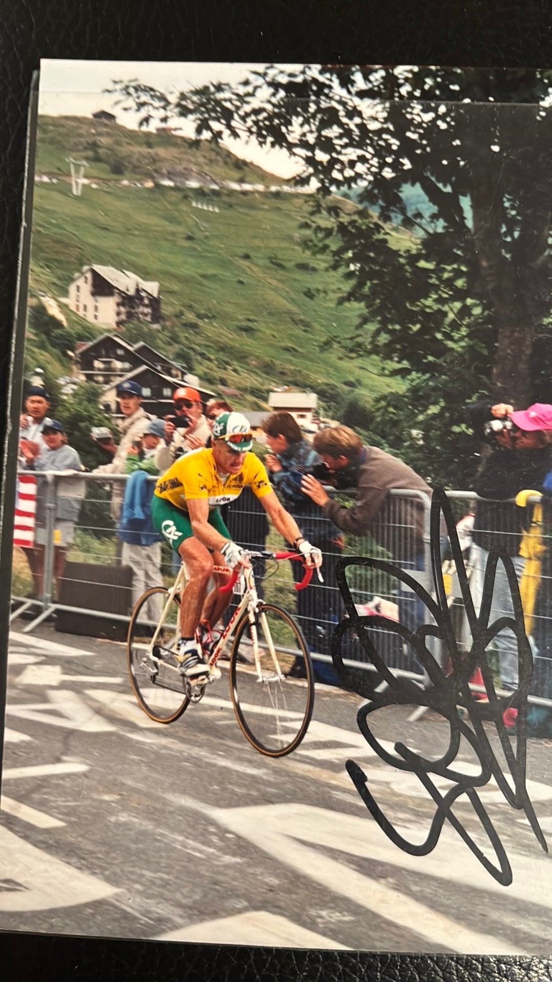 Wielrennen STUART O'GRADY FOTO ECHTE handtek. TOUR de FRANCE, Verzenden, Gebruikt, Overige sporten, Spelerskaart