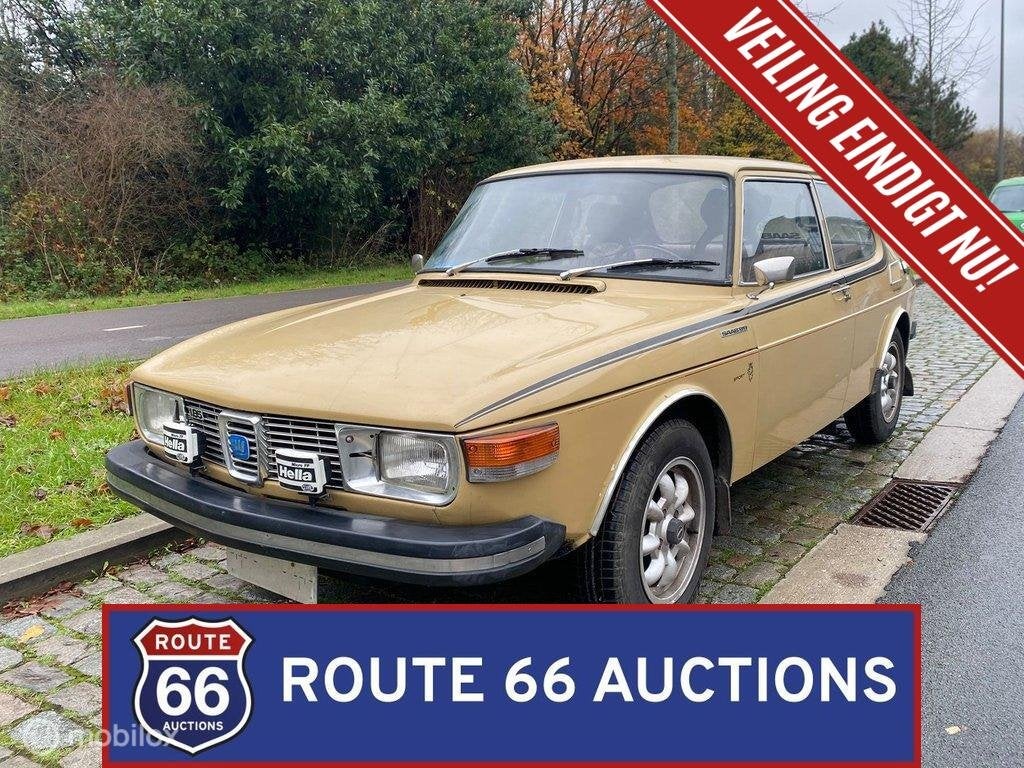 Saab 99 | 1972 | Route 66 Auctions, Overige carrosserieën, Zwart, Bedrijf, Handgeschakeld