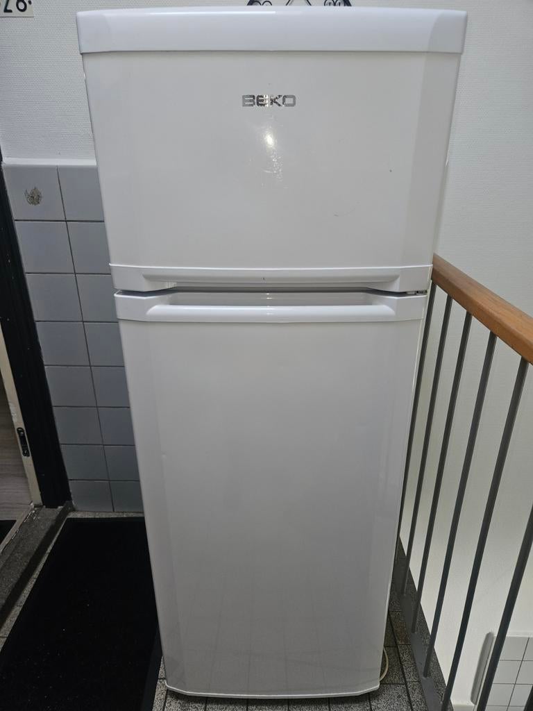 Beko koelkast met vriesvak - Wit, gebruikt, Witgoed en Apparatuur, Koelkasten en IJskasten, 150 tot 200 liter, Gebruikt, Ophalen of Verzenden