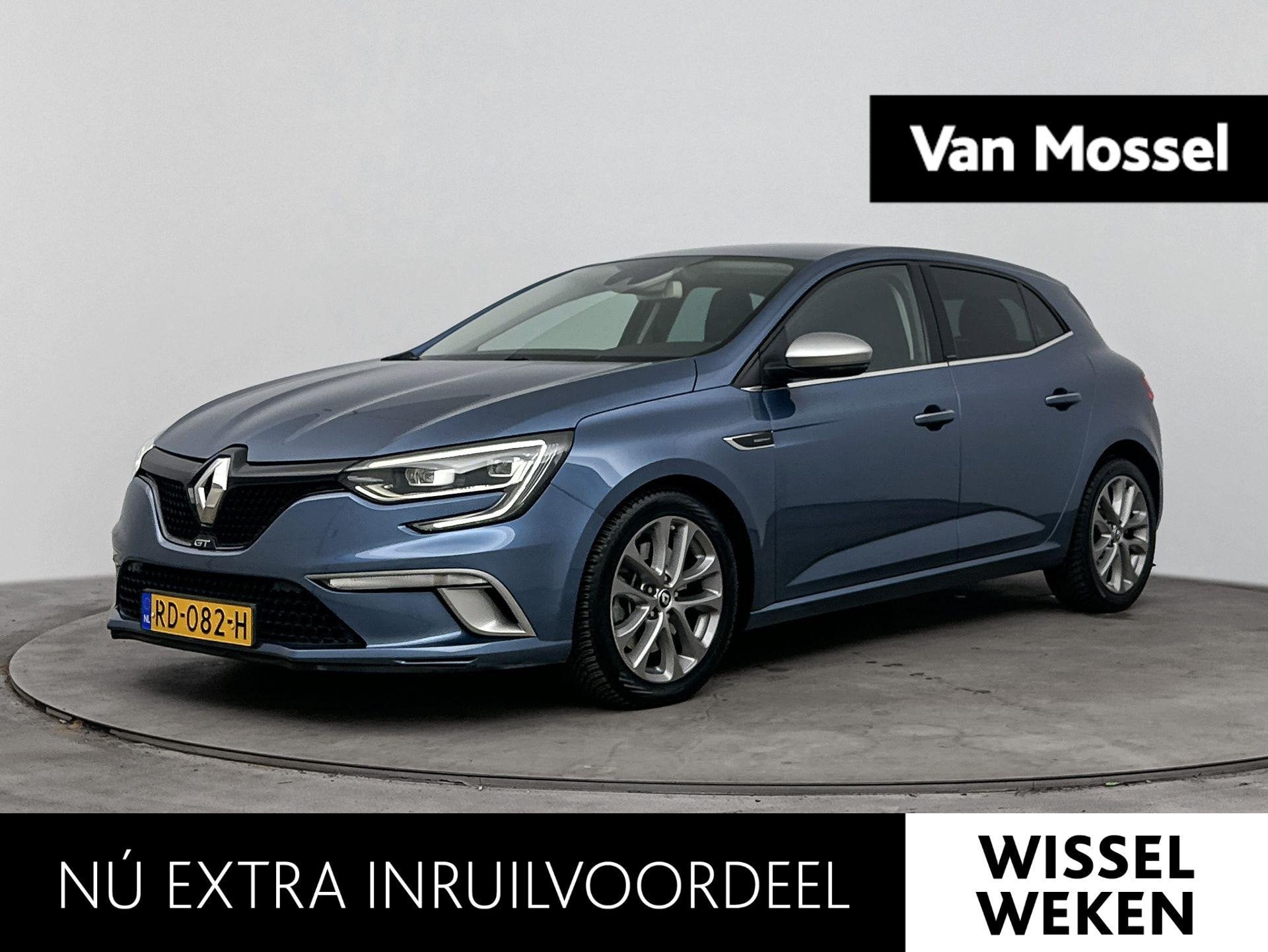 Renault Mégane 1.6 TCe GT | BOSE | PARKEERSENSOREN | CLIMAT, Auto's, 12 maanden, Gebruikt, 4 cilinders, Blauw