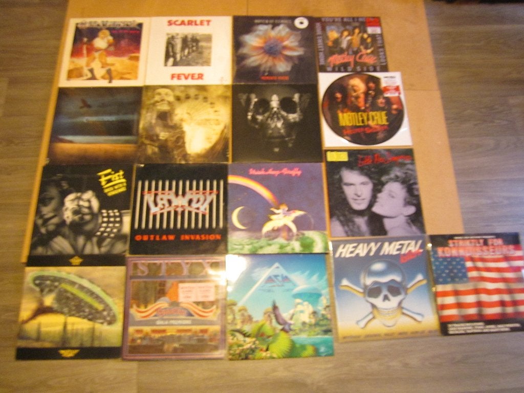 17 Hard Rock en Metal LP's in een uitstekende staat!, Cd's en Dvd's, Geseald, Ophalen of Verzenden, Zo goed als nieuw, 12 inch