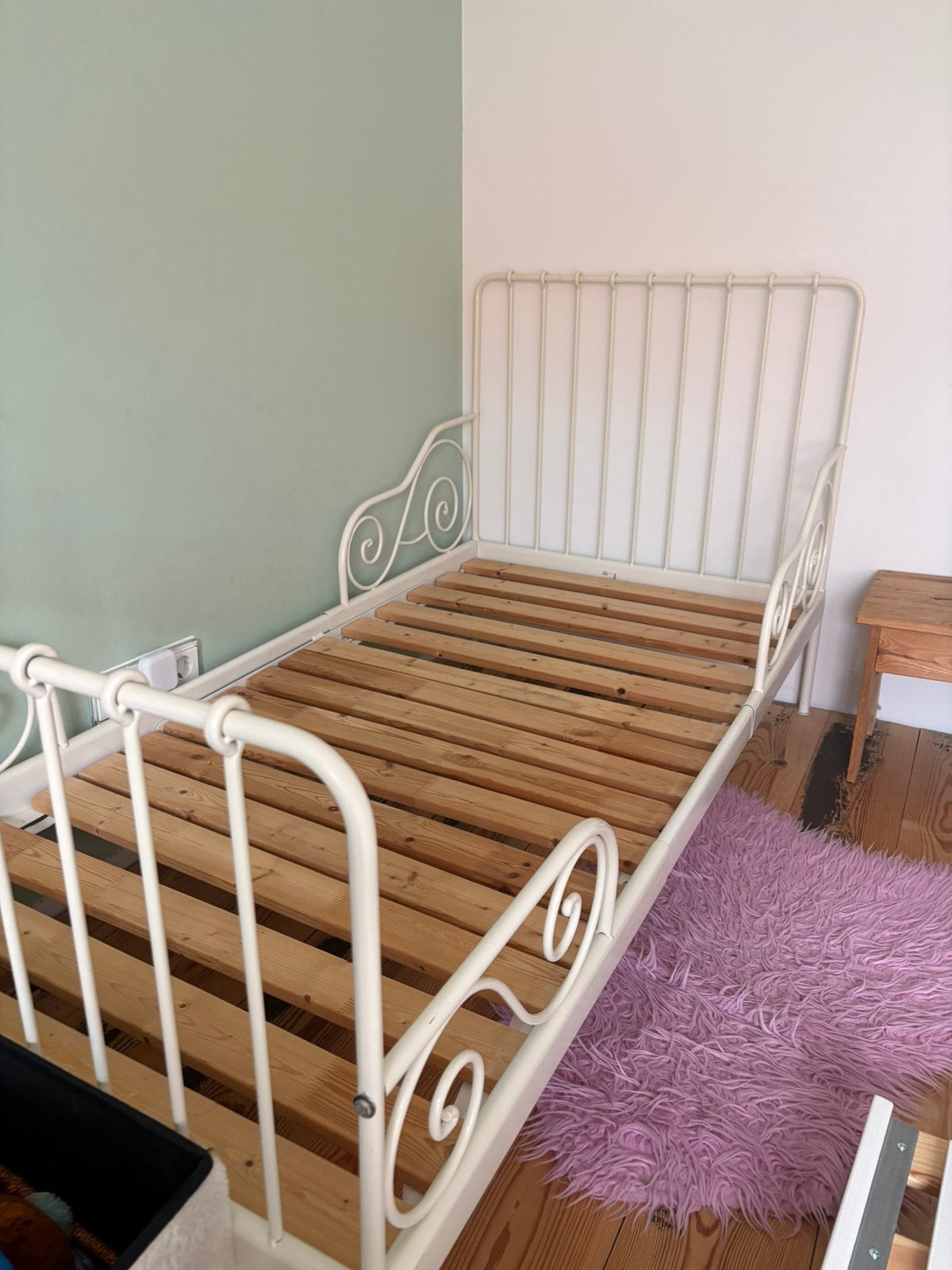 Ikea meegroeibed incl matras en dekbed, Ophalen, 70 tot 85 cm, Zo goed als nieuw, Matras
